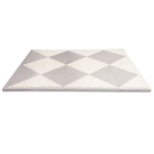 SKIP*HOP® Playspot Geo Foam Floor Tiles - CREAM/GREY