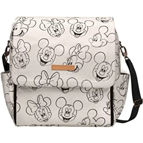 Petunia Pickle Bottom Boxy Backpack | Diaper Bag | Diaper Bag Backpack for Parents | Top-Selling Stylish Baby Bag | Sophisticated and Spacious Backpack for On The Go Moms | Sketchbook Mickey & Minnie