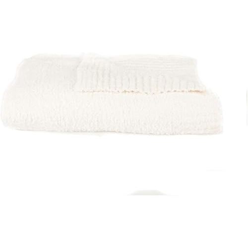 SARANONI Bamboni Luxury Baby Blanket, Breathable & Soft Plush for Infant Boys & Girls (Ivory, Mini 15” x 20”)