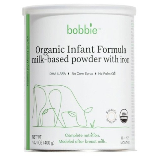 Bobbie Organic Infant Organic Infant Formula Starter Bundle – 2 Cans