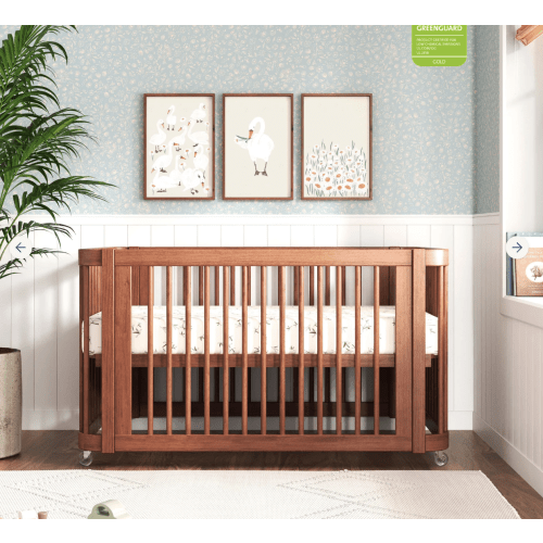 The Wave Crib | Convertible Crib To Toddler Bed | Nestig