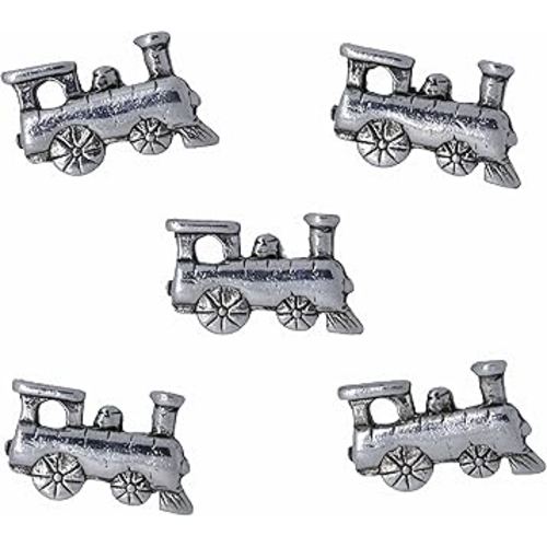 Train Map Pins - Silver Finish