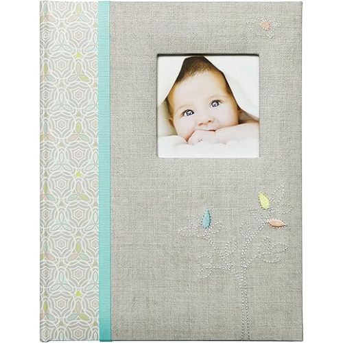 C.R. Gibson B2-15559 Nature Themed Baby's First Five Years Memory Book, 9'' W x 11'' H with 64 Pages, Multicolor