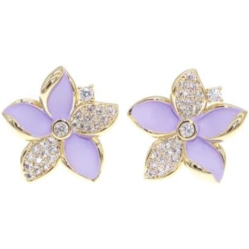 JeanBeau Pearl Flower Leaf Stud Earrings for Women Teen Girls Statement Cluster CZ Pearls Earing Gold Plated Sterling Silver Hypoallergenic Wedding Prom Birthday Fashion Jewelry Gift