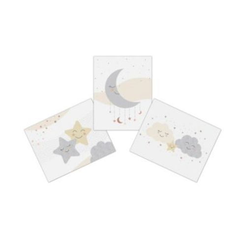 Goodnight Moon 3-Piece Unframed Nursery/Child Wall Art 11” X 14”