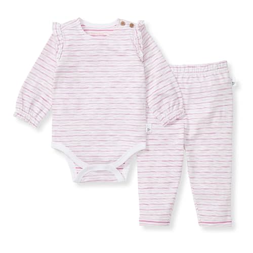 Burt's Bees Baby Unisex Bodysuit and Pant Set, 100% Organic Cotton