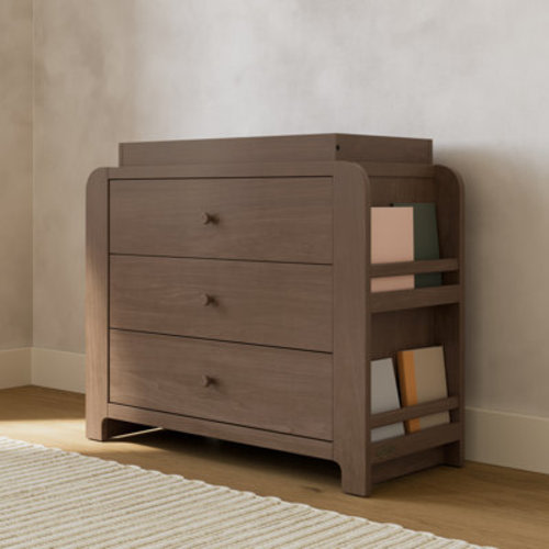 Graco Read-With-Me 3 Drawer Chest With Bookshelves And Removable Changing Topper & Reviews | Wayfair