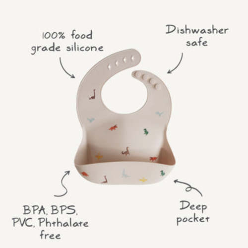 Mushie Silicone Baby Bib
