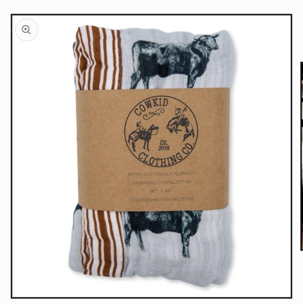 Vintage Angus Bamboo Muslin Blanket – Cowkid Clothing Company