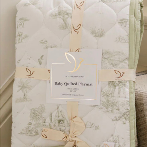 Safari Toile Quilted Playmat
