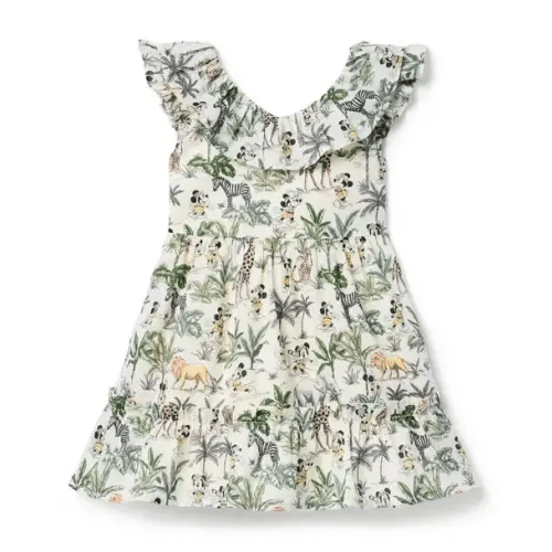 Girl Freshwater Pearl Mickey Mouse Safari Disney Mickey Mouse Style Safari Dress by Janie and Jack