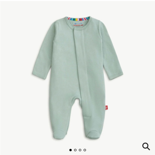Magnetic Footie – Sprout, Size: 3-6 mo