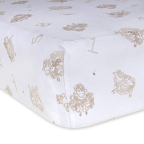 Counting Sheep Organic Cotton BEESNUG® Fitted Crib Sheet| Burt's Bees Baby®