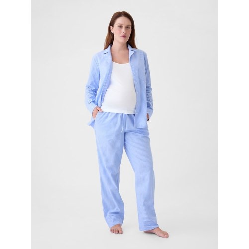 Maternity Poplin PJ Set | Gap