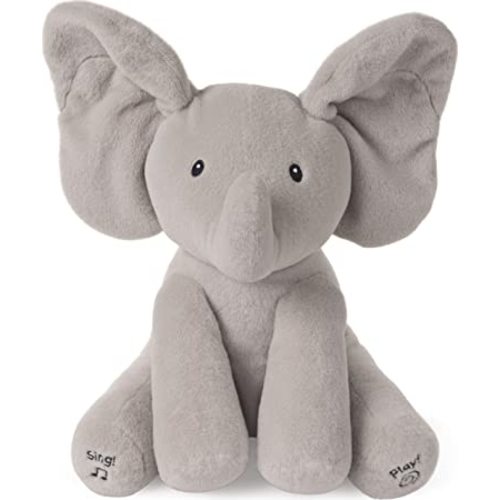 Toy: Baby GUND Animated Flappy The Elephant Stuffed Animal Plush, Gray, 12"