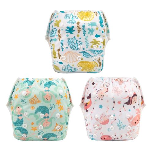 Babygoal Swim Diapers, Large, 3 Pack