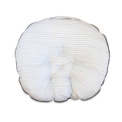 Boppy Preferred Newborn Lounger Gray Pennydot and Watercolor Stripes
