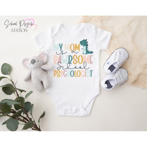 Baby School Psych- Psychologist Baby Onesie-School Psych Baby Shower- School Psychologist Gifts-Gift for School Psychologist