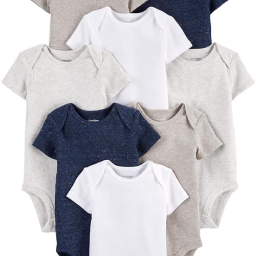 Simple Joys by Carter's Unisex-Baby 8-Pack Short-Sleeve Bodysuit