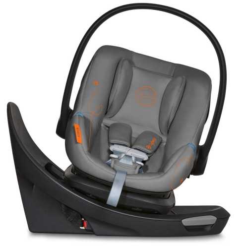 Cybex Aton G Swivel SensorSafe Rotating Infant Car Seat - Lava Grey