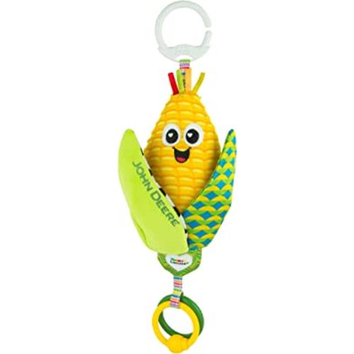 Lamaze John Deere Clip n Go, Corn E. Cobb Baby Clip On Toy, Multi