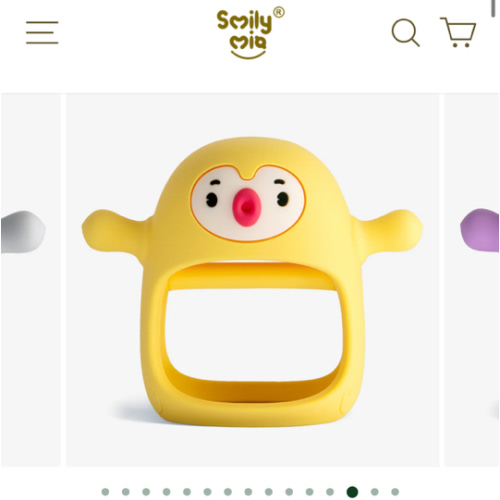 Penguin Buddy Teething Mitten | BPA-Free Food-Grade Silicone Teether for Pain Relief & Oral Development