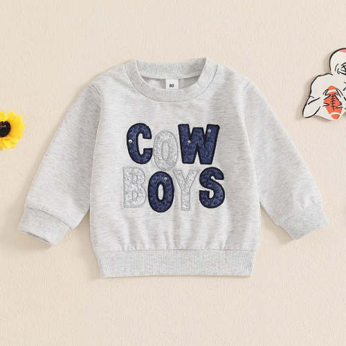 Cowboys Sequin Crewneck – The Ollie Bee