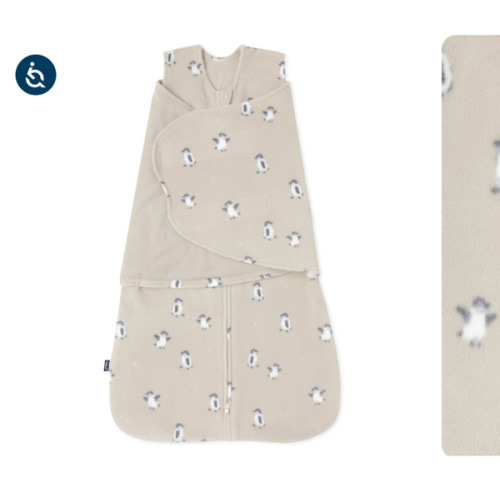 Penguin Micro-Fleece Swaddle Newborn | HALO