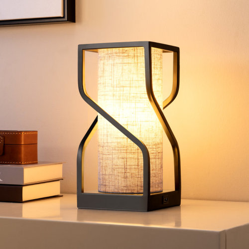 Wade Logan® Burdena Metal Touch Control Table Lamp with USB and Bulb Included & Reviews | Wayfair