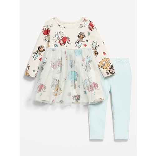 Disney© Long-Sleeve Tulle Tutu Dress and Leggings Set for Baby