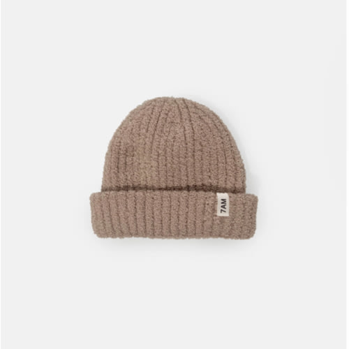 Ribbed Beanie - Fuzzy