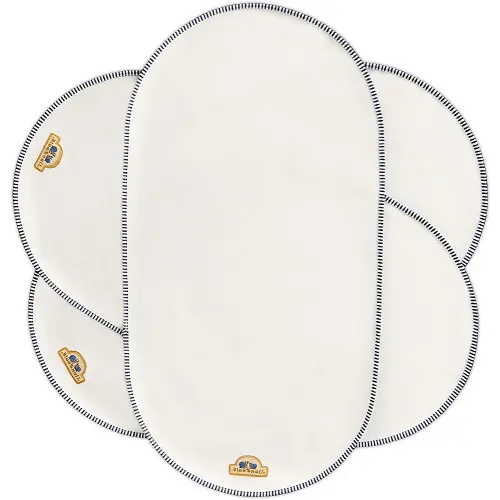 BlueSnail Waterproof Changing Pad Liners 3 Count (14"X26.5", White), Bassinet Pad Liner