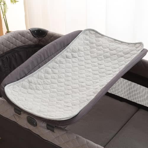 BlueSnail Washable Underpads,Waterproof,Soft, Portable and Reusable Incontinence Bed Pads for Toddler,Adults,Elderly and Pets (18" x 24" Pack of 3)(Ash Gray)