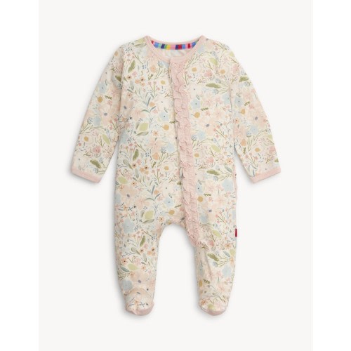 Magnetic Me Modal Ruffle Footie Charlotte - Spoiled Sweet Boutique - Spoiled Sweet Boutique
