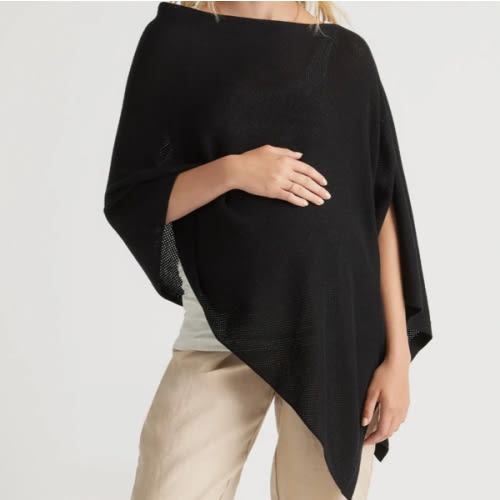 Lightweight Cotton Cashmere Nursing Shawl