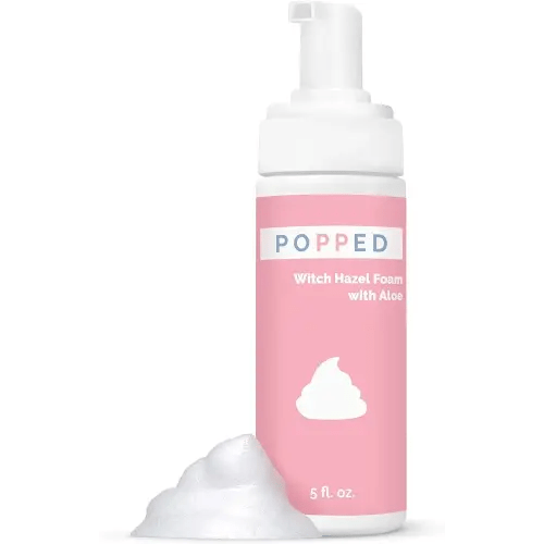 Witch Hazel Foam with Aloe | Perineal Healing Foam for Postpartum Care | Relieves Pain, Hemorrhoids, and Swelling after Birth | Postpartum Essential (5 fl oz)