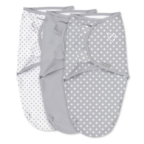 SwaddleMe by Ingenuity Original Swaddle Wrap 0-3 Months Small-Medium 3pk - Criss Cross