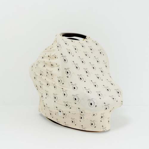 Honey & Hive Yellow 6-In-1 Multi-Use Cover  | Includes Free Top Knot Beanie