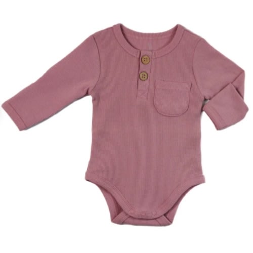 Ribbed Long Sleeve Bodysuit