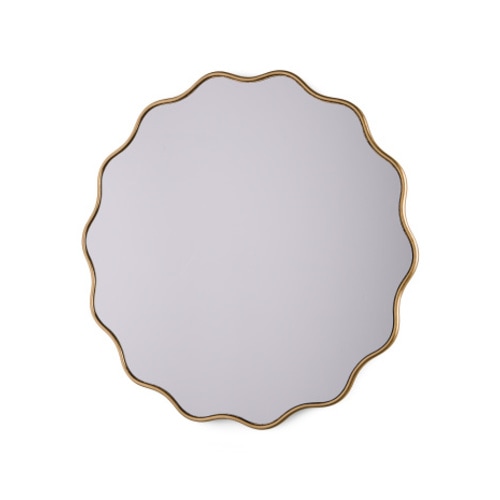 32in Round Scalloped Mirror | Pillows & Decor | Marshalls
