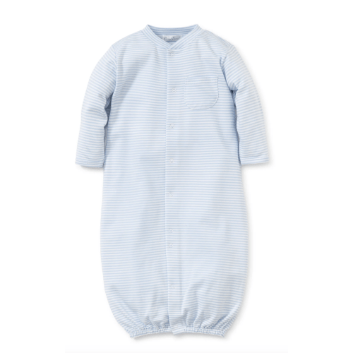 Simple Stripes Blue Convertible Gown