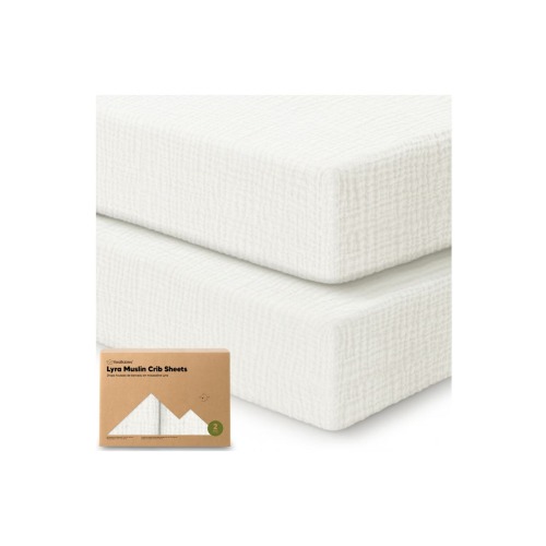 2-Pack Lyra Muslin Crib Sheets