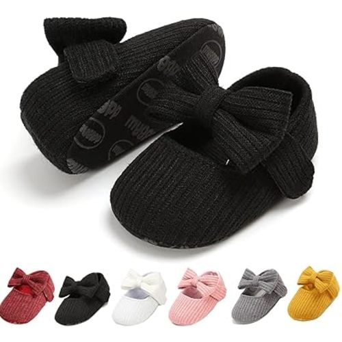 Ohwawadi Infant Baby Boys Girls Slippers Cozy Fleece Booties Soft Bottom Warm Cartoon Socks Newborn Crib Shoes