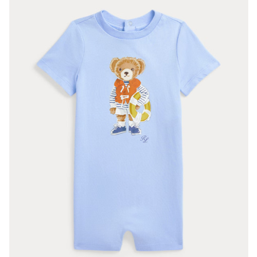 Polo Bear Cotton Jersey Shortall