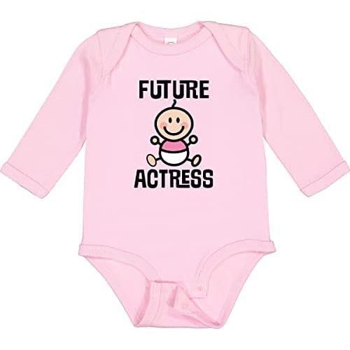 inktastic Future Actress Girls Acting Theater Long Sleeve Creeper