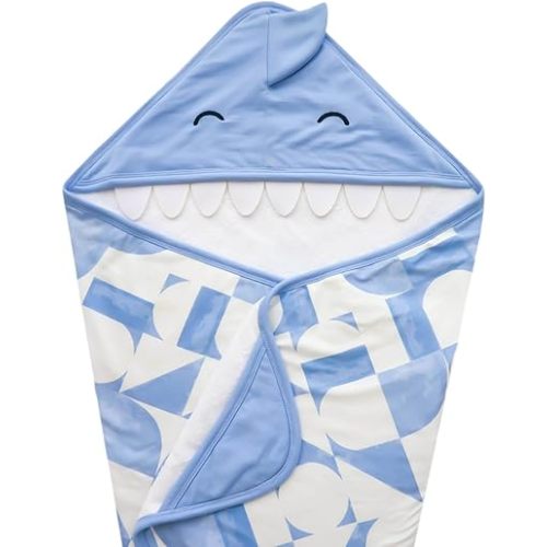Copper Pearl Hooded Bath Towels Premium Knit/Terry Cloth Baby Towels with Hood, Pockets, and Cool Designs - Great to Gift and Make Bath Time Fun - Baby Bath Towel, Finn
