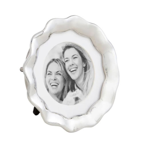 SILVER MINI WAVY METAL FRAME