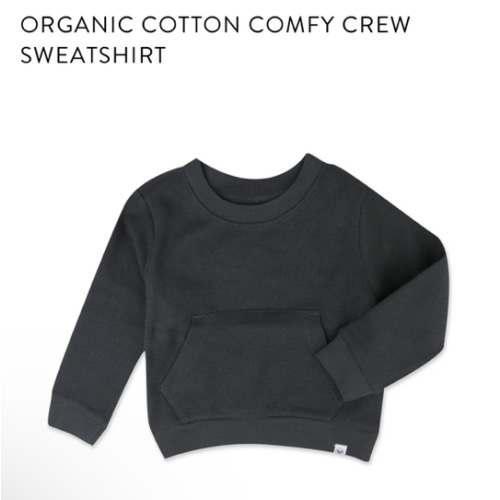 Organic Cotton Comfy Crew Sweatshirt | Honest Baby Clothing