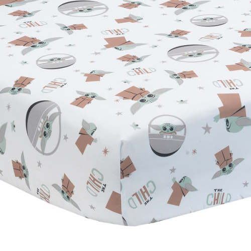 Star Wars Mandalorian The Child/Baby Yoda/Grogu Fitted Crib Sheet – Lambs & Ivy