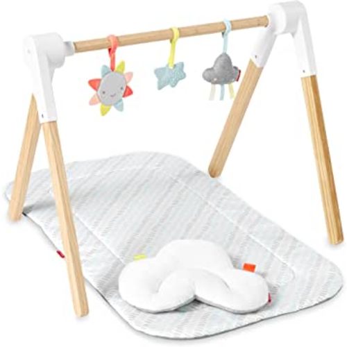 Skip Hop Wooden Baby Gym, Silver Lining Cloud Activity Gym
